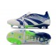 adidas Predator Elite Tongue FG Chaussure Blanc Vert Bleu