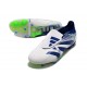 adidas Predator Elite Tongue FG Chaussure Blanc Vert Bleu