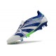 adidas Predator Elite Tongue FG Chaussure Blanc Vert Bleu