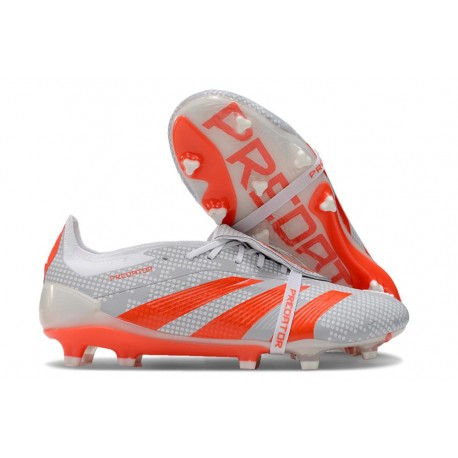 adidas Predator 2024 Elite FT FG Gris Rouge