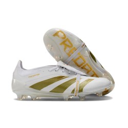 adidas Predator 2024 Elite FT FG Blanc Ftwr Or Métallique 