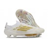 Crampons de Foot Adidas F50 + Elite FG Day Spark - Blanc Doré Blanc