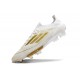 Crampons de Foot Adidas F50 + Elite FG Day Spark - Blanc Doré Blanc