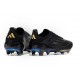 Crampons de Foot Adidas F50 + Elite FG Dark Spark - Noir Argenté Doré