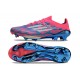 Crampons de Foot Adidas F50 + Elite FG Bleu Solaire Blanc Ftwr Rose