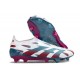 Chaussure de Foot adidas Predator Elite Laceless FG Blanc Rouge Bleu