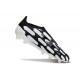 Chaussure de Foot adidas Predator Elite Laceless FG Noir Blanc Or