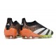 Chaussure de Foot adidas Predator Elite Laceless FG Orange Noir Blanc Vert