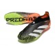 Chaussure de Foot adidas Predator Elite Laceless FG Orange Noir Blanc Vert