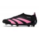 Chaussure de Foot adidas Predator Elite Laceless FG Noir Rose