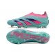 Chaussure de Foot adidas Predator Elite Laceless FG Bleu Rose