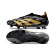 Chaussure de Foot adidas Predator Elite Laceless FG Noir Or