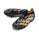 Chaussure de Foot adidas Predator Elite Laceless FG Noir Or