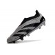 Chaussure de Foot adidas Predator Elite Laceless FG Gris Noir