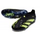 Chaussure de Foot adidas Predator Elite Laceless FG Noir Vert