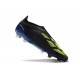 Chaussure de Foot adidas Predator Elite Laceless FG Noir Vert