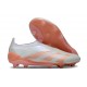 Chaussure de Foot adidas Predator Elite Laceless FG Bleu Très Pâle Orange