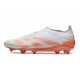 Chaussure de Foot adidas Predator Elite Laceless FG Bleu Très Pâle Orange
