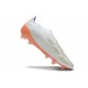 Chaussure de Foot adidas Predator Elite Laceless FG Bleu Très Pâle Orange
