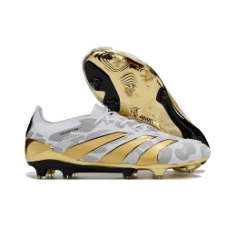 adidas Predator Elite FG Nouvelles Blanc Or Gris