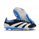 adidas Predator Elite FG Nouvelles Noir Blanc Bleu