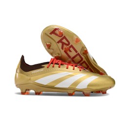 adidas Predator Elite FG Nouvelles Or Blanc Rouge