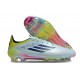 Chaussure de Football adidas F50 Elite FG Bleu Noir Jaune