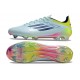 Chaussure de Football adidas F50 Elite FG Bleu Noir Jaune