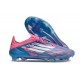 Chaussure de Football adidas F50 Elite FG Bleu Solaire Blanc Ftwr Rose