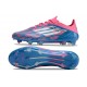 Chaussure de Football adidas F50 Elite FG Bleu Solaire Blanc Ftwr Rose