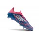 Chaussure de Football adidas F50 Elite FG Bleu Solaire Blanc Ftwr Rose