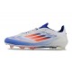 Chaussure de Football adidas F50 Elite FG Bleu Blanc Rose