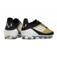 Chaussure de Football adidas F50 Elite FG Doré Noir Blanc 