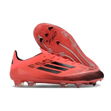 Chaussure de Football adidas F50 Elite FG Rouge Noir