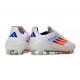Chaussure de Football adidas F50 Elite FG Blanc Rouge Bleu