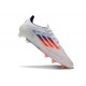 Chaussure de Football adidas F50 Elite FG Blanc Rouge Bleu