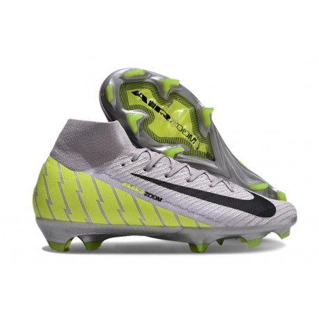 Nike Zoom Mercurial Superfly X Elite FG Gris Volt Noir