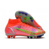 Chaussure Nike Mercurial Superfly 8 Elite AG Rubis Argent Metallique