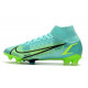 Nike Mercurial Superfly VIII Elite DF FG Impulse - Turquoise Vert