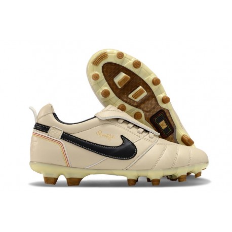Chaussure Nike Tiempo Legend 10 Elite FG Limonade Noir