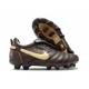 Chaussure Nike Tiempo Legend 10 Elite FG Marron Or