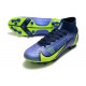 Chaussure Nike Mercurial Superfly 8 Elite AG Sapphire Volt Bleu