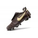 Chaussure Nike Tiempo Legend 10 Elite FG Marron Or