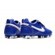 Chaussure Nike Tiempo Legend 10 Elite FG Ronaldo Bleu Blanc
