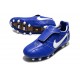 Chaussure Nike Tiempo Legend 10 Elite FG Ronaldo Bleu Blanc