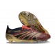 adidas Predator Elite FG Nouvelles Noir Rouge Lucide Or