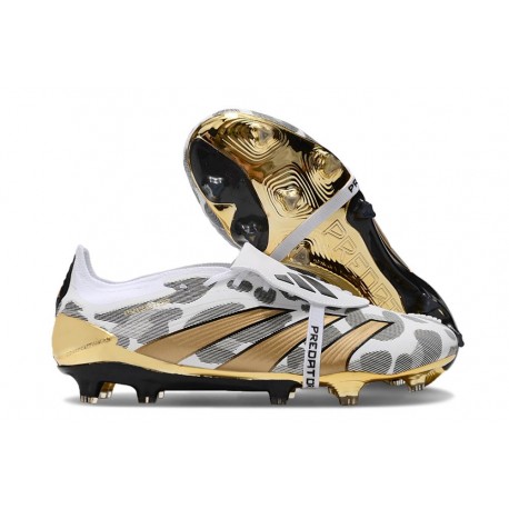 adidas Predator 2024 Elite FT FG Blanc Or Gris