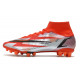 Chaussure Nike Mercurial Superfly 8 Elite AG Rouge Piment Noir Fantôme Orange Total