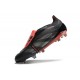 Adidas Predator Elite Foldover Tongue FG Noir Gris Quatre Rouge Lucide