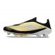 Chaussure Adidas F50+ Laceless FG Doré Noir Blanc 